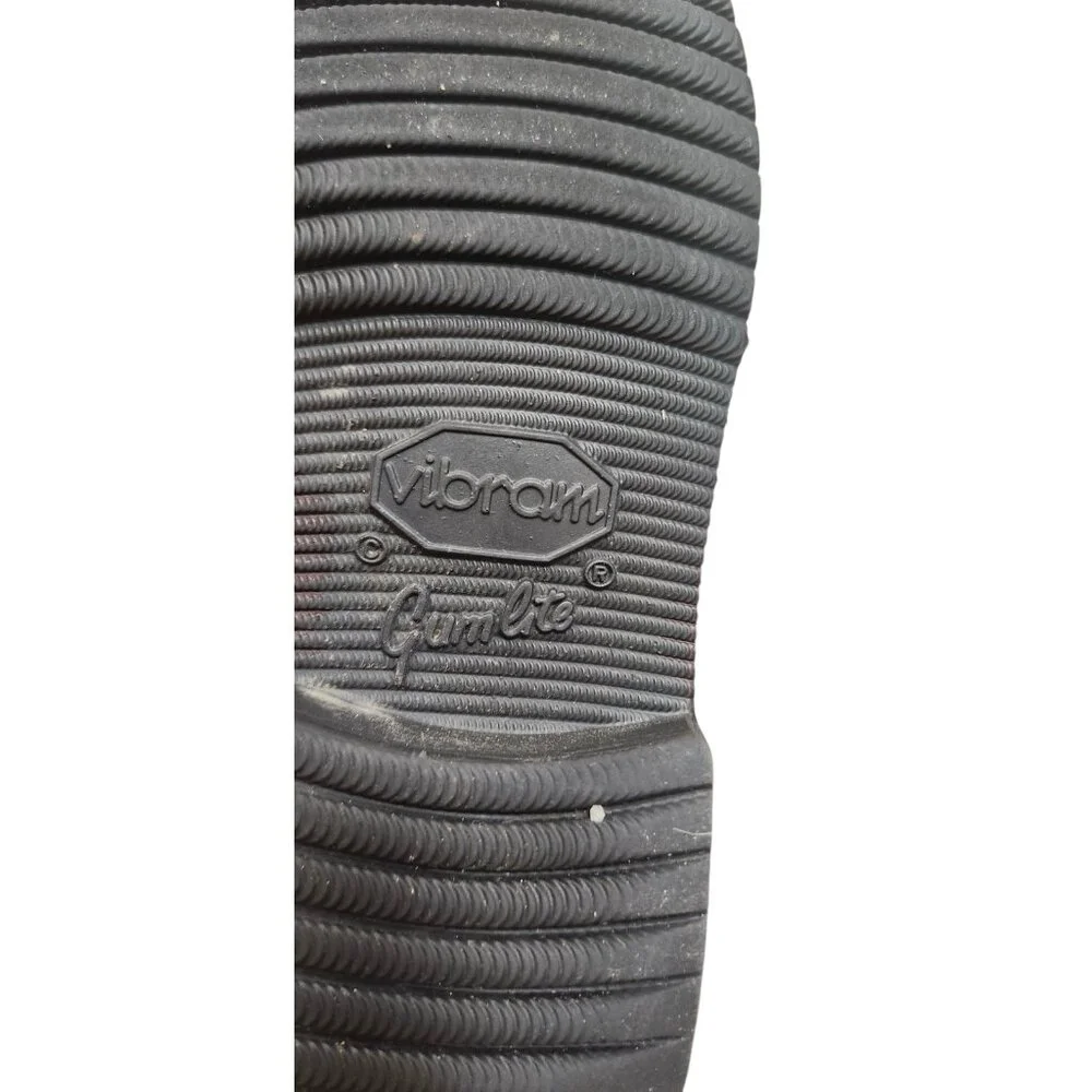 Gravati Black Suede Knee High Boots Vibram Gumlite Sole Classic Riding Style 9M